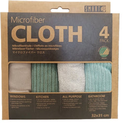 Smart Microfiber System Microvezeldoekjes Grijs 4ST