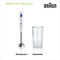 Braun MQ10.001M - Staafmixer - 450W - Lichtgewicht - Blauw