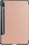 imoshion Samsung Galaxy Tab S7 / S8 - Trifold Bookcase - Auto-wake functie - Rosé Goud