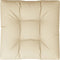 vidaXL - Palletkussen - 80x80x12 - cm - stof - beige