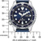 Citizen NY0040-17LE - Automatisch Duikhorloge - Lichtwijzer - Blauw/Zilver