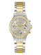 Guess Moonlight GW0320L7 - Dameshorloge - Datumweergave zirkonia - Tweekleurig roestvrij staal