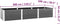 vidaXL - Plantenbak - verhoogd - 300x100x54 - cm - HKC - grijs