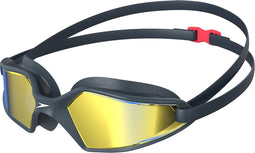 Speedo Hydropulse Mirror Unisex Zwembril - Marine/Grijs