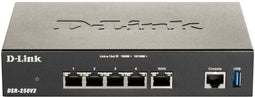 D-Link DSR-250v2 - Desktop/polerouter - 5x Gigabit Ethernet - Zwart