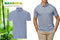 Bamboo Elements - Heren Piqué Polo - Korte Mouwen - Licht Blauw L
