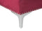 FLEN - Chesterfield hoekbank - Rood - Linkerzijde - Fluweel