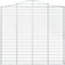 vidaXL - Schanskorven - 3 - st - gewelfd - 200x30x180/200 - cm - ijzer