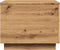 vidaXL - Salontafel - met - LED-verlichting - 50x50x40cm - artisanaal - eikenkleur