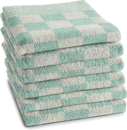 DDDDD - Barbeque Keukendoek - 50x55 cm - Pastel Groen (set van 6 stuks)