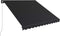 vidaXL - Luifel - handmatig - uittrekbaar - 400x350 - cm - geel - en - wit