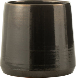 J-Line bloempot Rond Terra - keramiek - goud - extra large