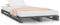 vidaXL - Palletbed - massief - grenenhout - grijs - 100x200 - cm