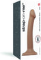 Strap-On-Me - Semi-Realistische Dual Density Buigzame Dildo Caramel XL