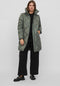 Vila Viadaya - Jas - Halflang met rits en hoge kraag - Laurel Wreath Dames Maat 34