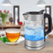 ProfiCook WKS 1229 G - Glazen waterkoker 1 liter - Snelle verwarming met LED verlichting