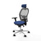 Piqueras y Crespo 3D086N2 - Bureaustoel - Verstelbare hoofdsteun - Marineblauw