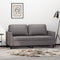 vidaXL - Tweezitsbank - 140 - cm - kunstleer - grijs