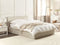 ORBEY - Tweepersoonsbed - Beige - 140 x 200 cm - Polyester