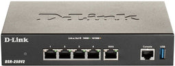 D-Link DSR-250v2 - Desktop/polerouter - 1x WAN 1Gbps 5x LAN 1Gbps 1x USB 3.2 - Zwart