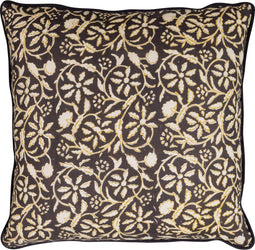 BePureHome Kussen Blend - Katoen - Zwart/ off-white - 45x45x10