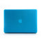 Lunso Geschikt voor MacBook Air 11 inch cover hoes - case - Glanzend Lichtblauw