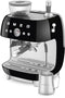 Smeg EGF03BLEU - Espressomachine met bonenmaler - 19 bar druk - Zwart