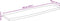 vidaXL - Tafelblad - met - natuurlijke - rand - 180x40x2,5 - cm - massief - mangohout