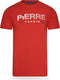 Pierre Cardin - Heren Tee SS 1950 Logo Shirt - Rood - Maat XL