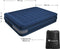 Juskys Sapri L - Zelfopblaasbaar Luchtbed - 2 Persoons - 197 x 154 x 45 cm - Blauw