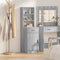 vidaXL - Hoge - Kast - Grijs - Sonoma - 40x41x135 - cm - Gelaagd - Hout