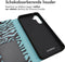 iMoshion Hoesje Geschikt voor Samsung Galaxy A34 (5G) Hoesje Met Pasjeshouder - iMoshion Design Bookcase smartphone - Meerkleurig / Black Blue Stripes