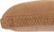 J-Line kussen Geweefd - leer - bruin