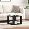 vidaXL - Salontafel - Zwart - eiken - 40x40x30 - cm - Gefabriceerd - hout