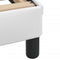 vidaXL - Bedframe - met - hoofdbord - kunstleer - wit - 160x200 - cm