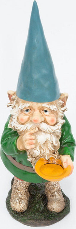 Tuinkabouter met schaaltje