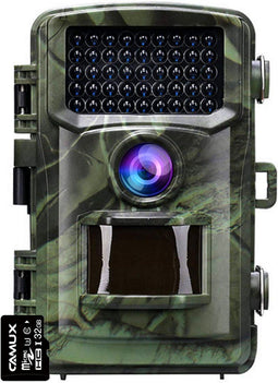 CAMUX Professionele Wildcamera 16MP - Nachtzicht - Incl. 32GB SD-kaart
