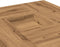 vidaXL - Salontafel - 80x80x40 - cm - bewerkt - hout - artisanaal - eikenkleur