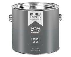 Moodpaints Muurverf Betonlook - 2500 ml - Petrol Grey