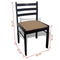 vidaXL - Eetkamerstoelen - 2 - st - massief - rubberwood - en - fluweel - bruin