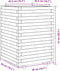 vidaXL - Plantenbak - 50x50x72 - cm - geïmpregneerd - grenenhout