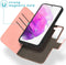 iMoshion Hoesje Geschikt voor Samsung Galaxy S22 Hoesje Met Pasjeshouder - iMoshion Uitneembare 2-in-1 Luxe Bookcase - Roze