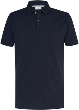 Profuomo Piqué Poloshirt - Modern-Fit - 100% Katoen - Navy