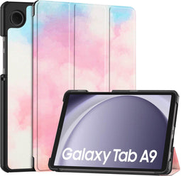 imoshion Tablet Hoes - Geschikt voor Samsung Galaxy Tab A9 8.7 inch - Design Trifold Bookcase - Sky
