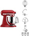KitchenAid 5КСМ125ЕЕР - Keukenmachine - 4,8L roestvrijstalen mengkom - 300W vermogen