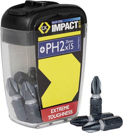 C.K Blue Steel T4560 PH2D15 Kruis-bit 15-delig Kruiskop Phillips