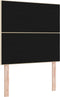 vidaXL - Hoofdbord - met - Knopen - Crème - 80 - cm - Stof
