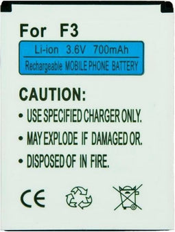 Xccess Accu Motorola F3 Comparable Li-Ion 700 mAh