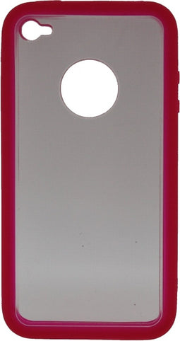 Xccess Apple iPhone 4 Transparant Rubber Case Pink