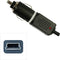 Xccess Autolader Mini USB 1 Meter 1A - Zwart